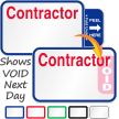 Tab-Expiring Contractor Labels Book