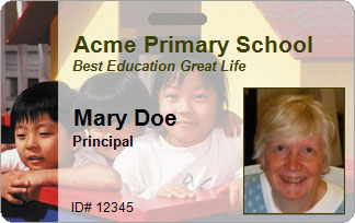 Education ID Card Sample